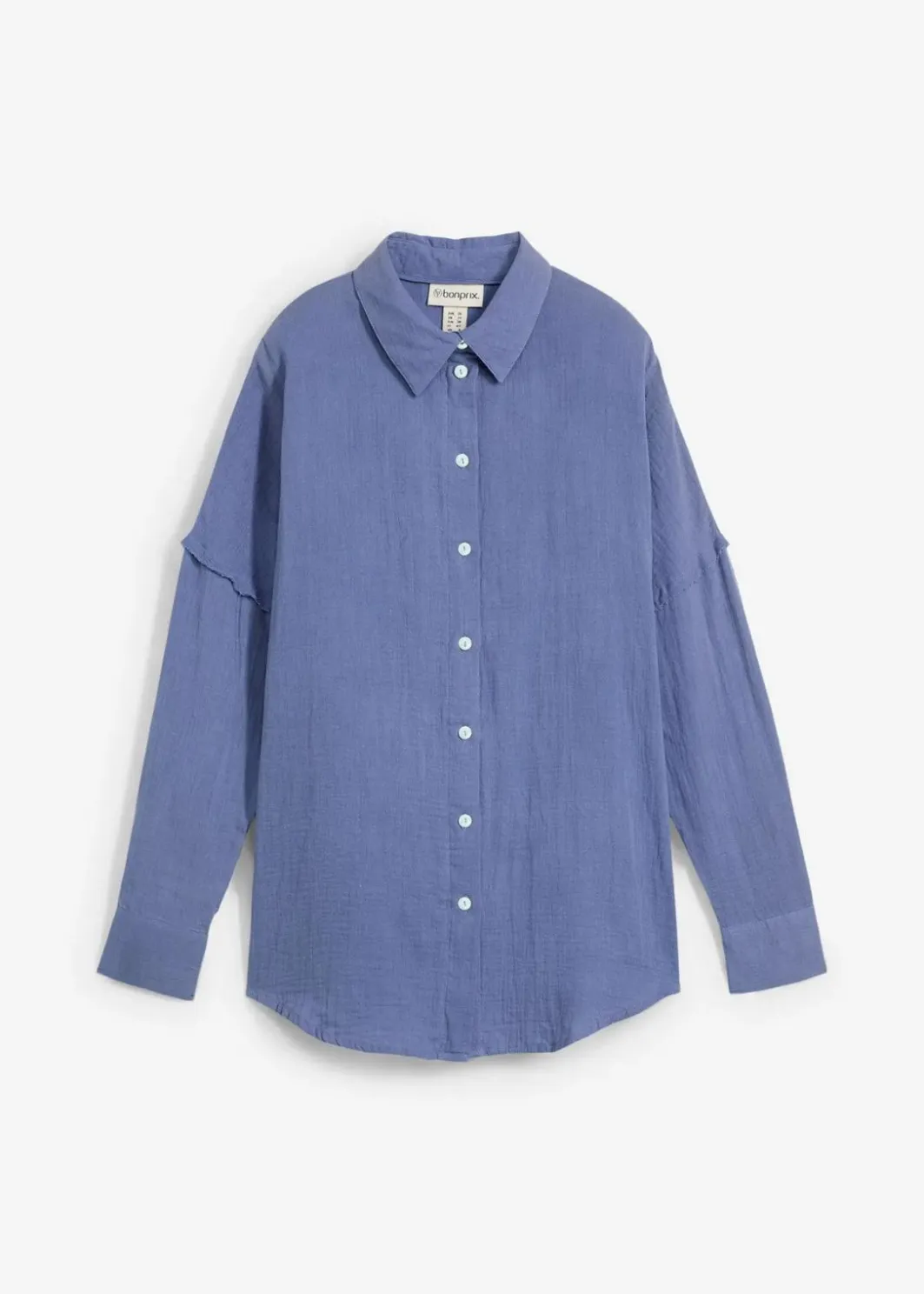 Damen bonprix Blusen & Tuniken|Zweiteiler & Sets|Oversize-Hemd aus luftigem Musselin