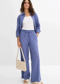 Damen bonprix Blusen & Tuniken|Zweiteiler & Sets|Oversize-Hemd aus luftigem Musselin
