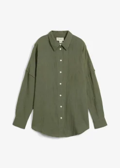Oversize-Hemd aus luftigem Musselin Damen Bekleidung·Jacken & Mäntel|Zweiteiler & Sets