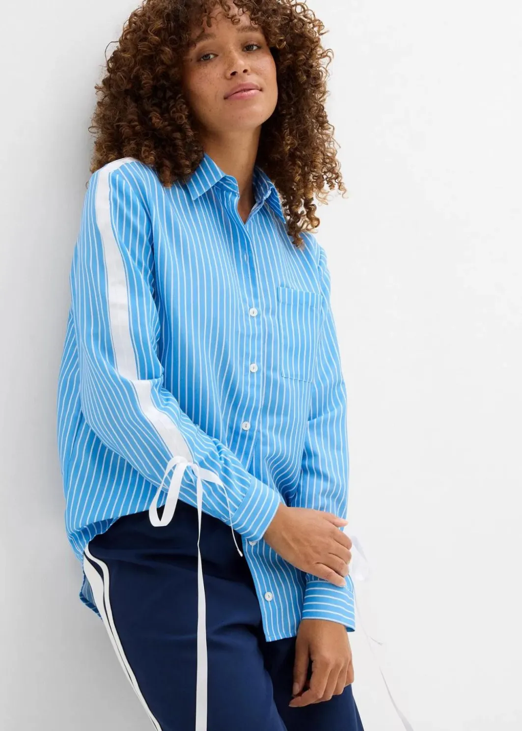 Damen bonprix Bekleidung·Jacken & Mäntel|Nachhaltigere Materialien|Oversize-Hemd aus reiner Bio-Baumwolle