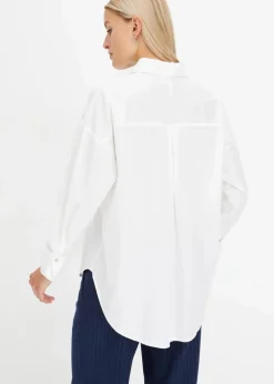 Sale Oversize-Hemdbluse aus reiner Baumwolle Damen Blusen & Tuniken