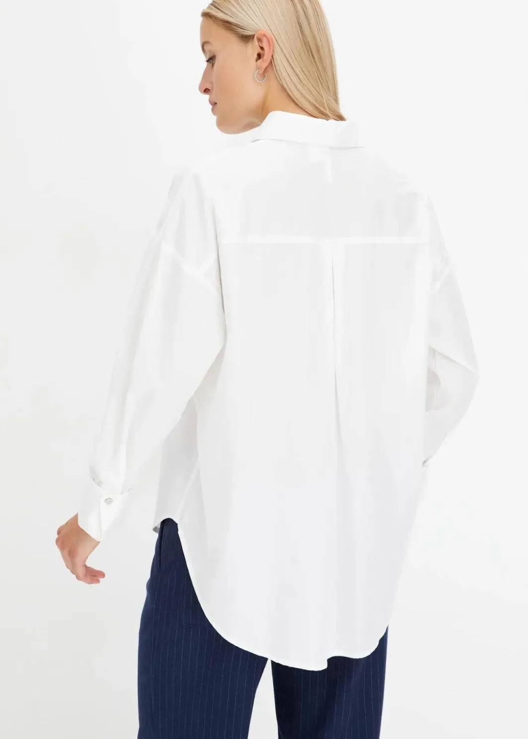 Sale Oversize-Hemdbluse aus reiner Baumwolle Damen Blusen & Tuniken