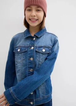 Kinder bonprix Mädchen 9-16 Jahre·Jacken & Outdoor|Oversize-Jeansjacke