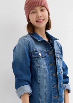 Kinder bonprix Mädchen 9-16 Jahre·Jacken & Outdoor|Oversize-Jeansjacke