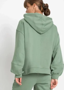 Sale Oversize-Kapuzen-Sweatshirt aus weichem Baumwoll-Mix Damen Bekleidung·Blusen & Tuniken|Sweat