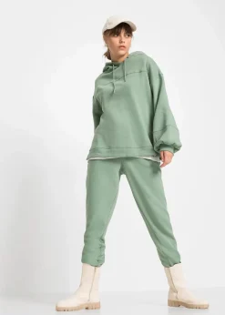 Sale Oversize-Kapuzen-Sweatshirt aus weichem Baumwoll-Mix Damen Bekleidung·Blusen & Tuniken|Sweat