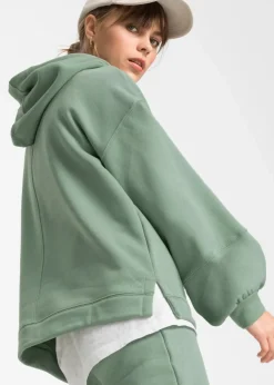 Sale Oversize-Kapuzen-Sweatshirt aus weichem Baumwoll-Mix Damen Bekleidung·Blusen & Tuniken|Sweat