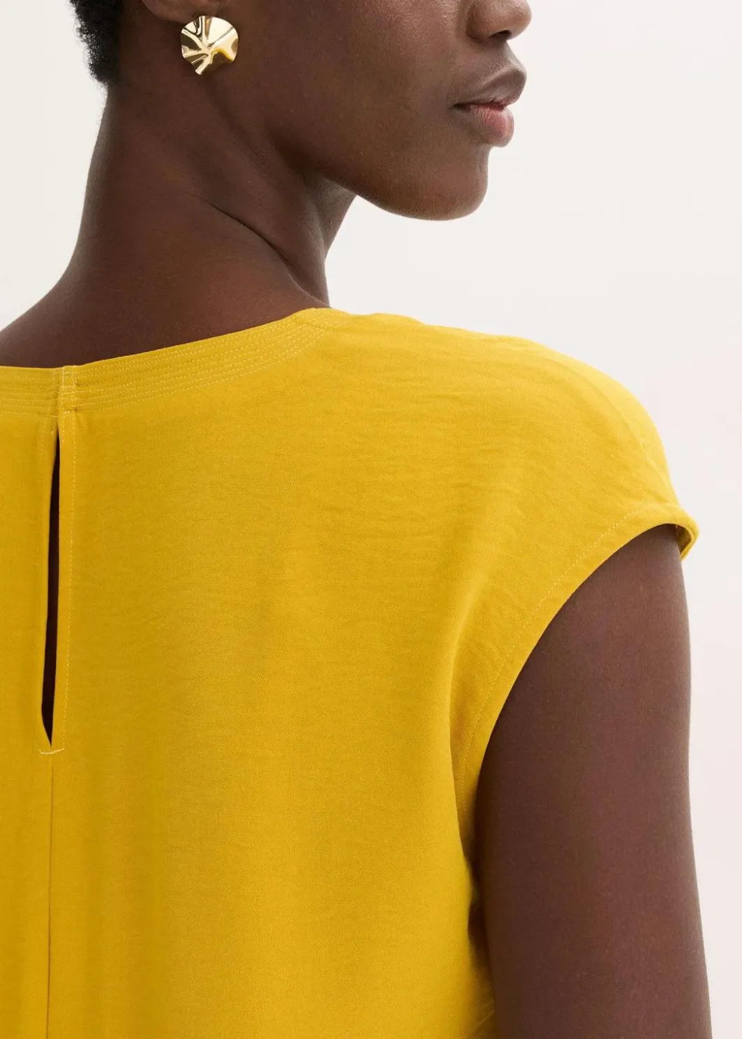 Hot Oversize-Kleid aus strukturiertem Crêpe Damen Kleider|Bekleidung·Pullover & Strickjacken
