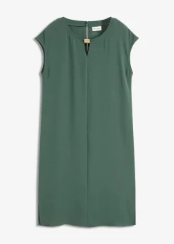 Damen bonprix Bekleidung·Pullover & Strickjacken|Kleider|Oversize-Kleid aus strukturiertem Crêpe