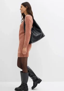 Damen bonprix Bekleidung·Pullover & Strickjacken|Kleider|Oversize-Kleid in Strick