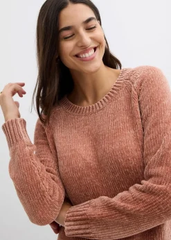 Damen bonprix Bekleidung·Pullover & Strickjacken|Kleider|Oversize-Kleid in Strick