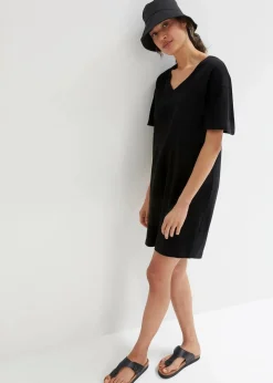 Damen bonprix Bekleidung·Röcke|Bekleidung·Pullover & Strickjacken|Oversize-Kleid mit aus reiner Baumwolle (2er Pack)
