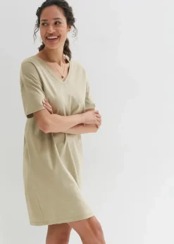 Best Oversize-Kleid mit aus reiner Baumwolle (2er Pack) Damen Kleider|Basics
