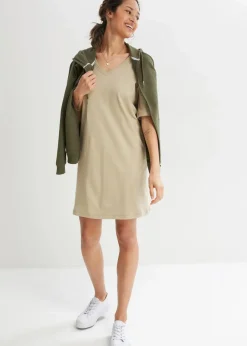 Best Oversize-Kleid mit aus reiner Baumwolle (2er Pack) Damen Kleider|Basics