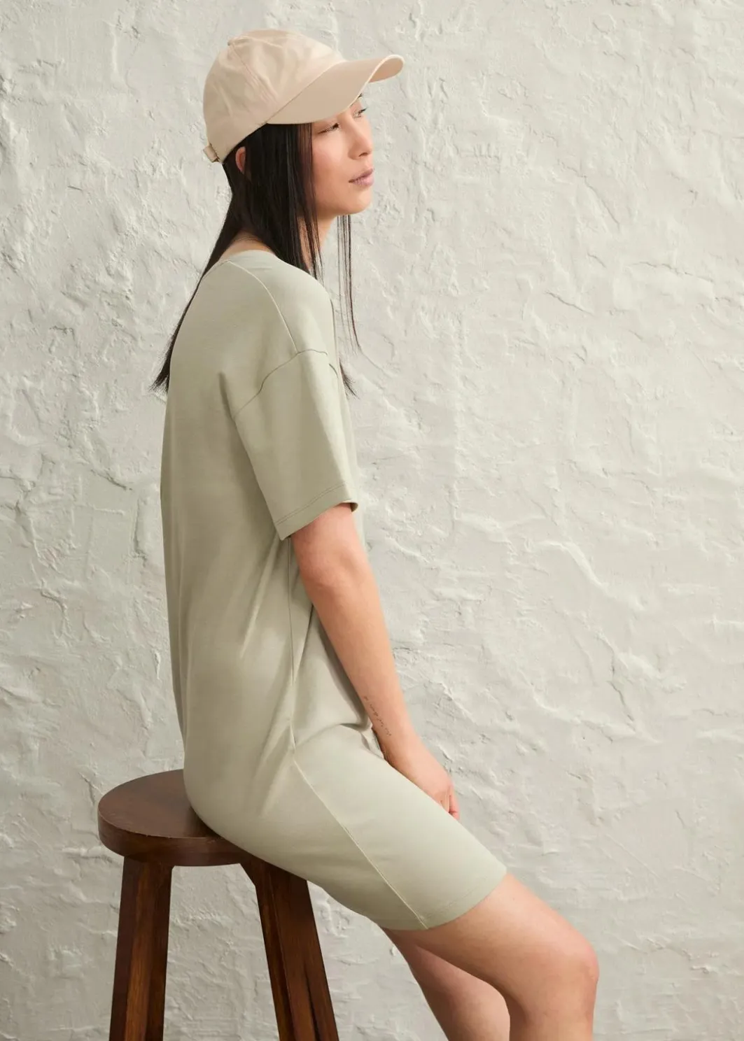 Best Oversize-Kleid mit aus reiner Baumwolle (2er Pack) Damen Kleider|Basics