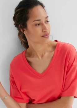 Damen bonprix Kleider|Basics|Oversize-Kleid mit aus reiner Baumwolle (2er Pack)