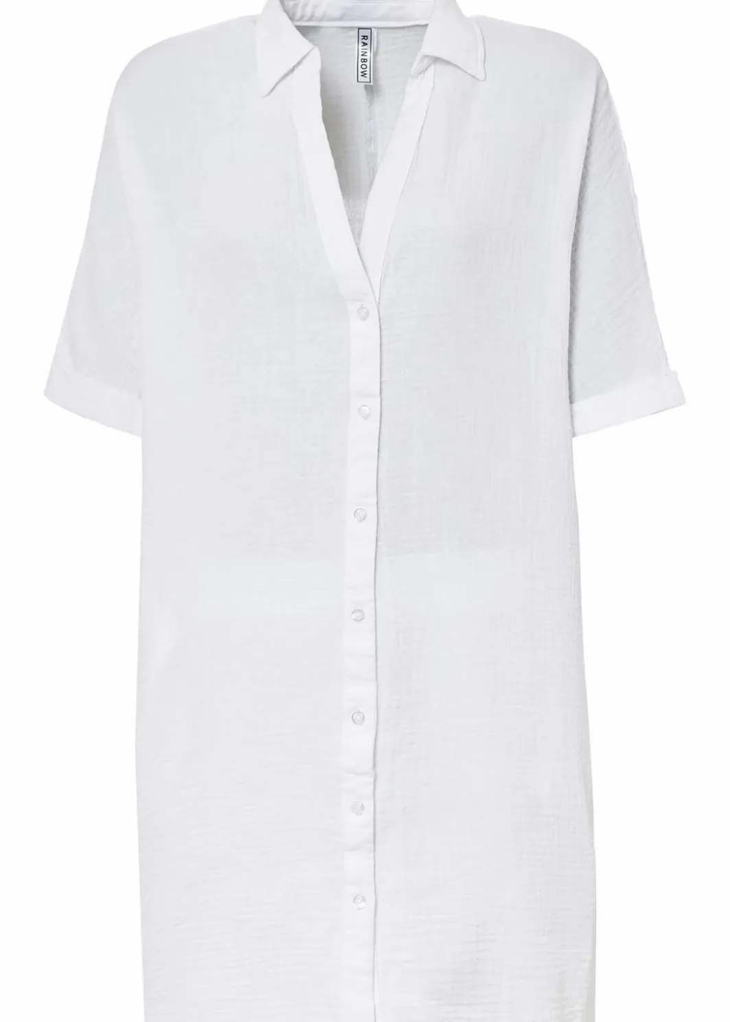 Damen bonprix Bekleidung·Jacken & Mäntel|Blusen & Tuniken|Oversize-Longbluse aus softem Musselin