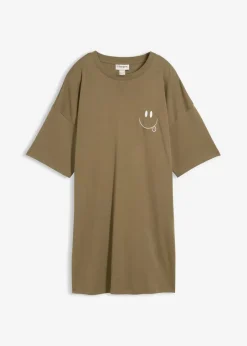 New Oversize-Longshirt aus reiner Bio-Baumwolle Damen Nachhaltigere Materialien|Shirts & Tops