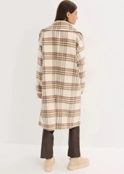 Damen bonprix Jacken & Mäntel|Oversize-Mantel aus weichem Woll-Mix