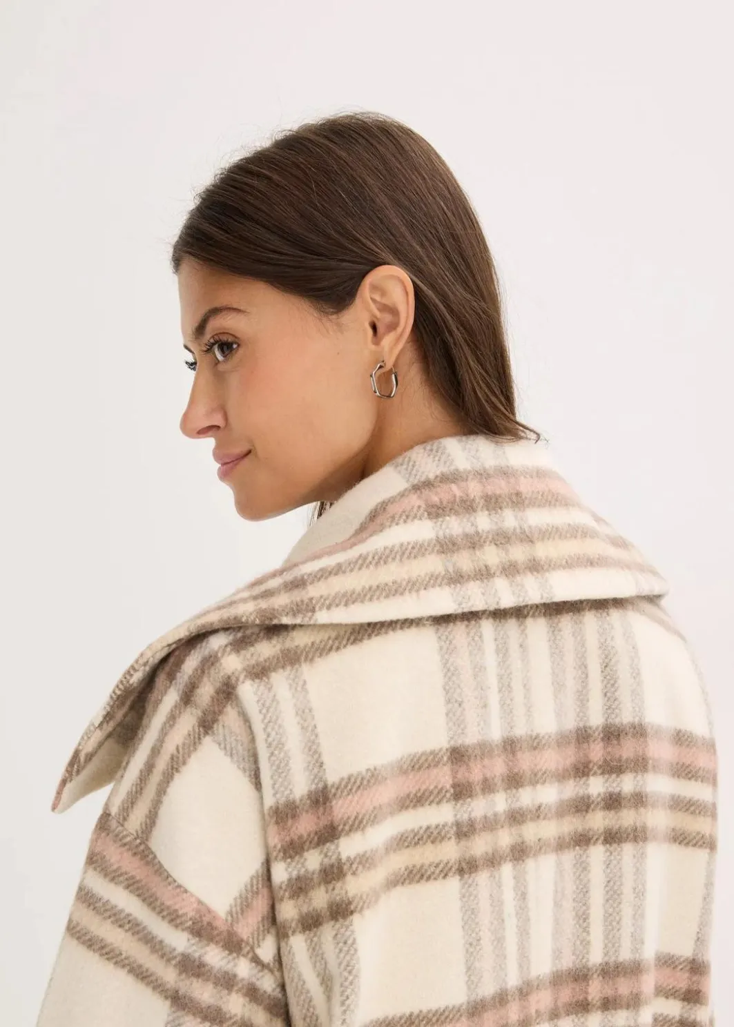 Damen bonprix Jacken & Mäntel|Oversize-Mantel aus weichem Woll-Mix