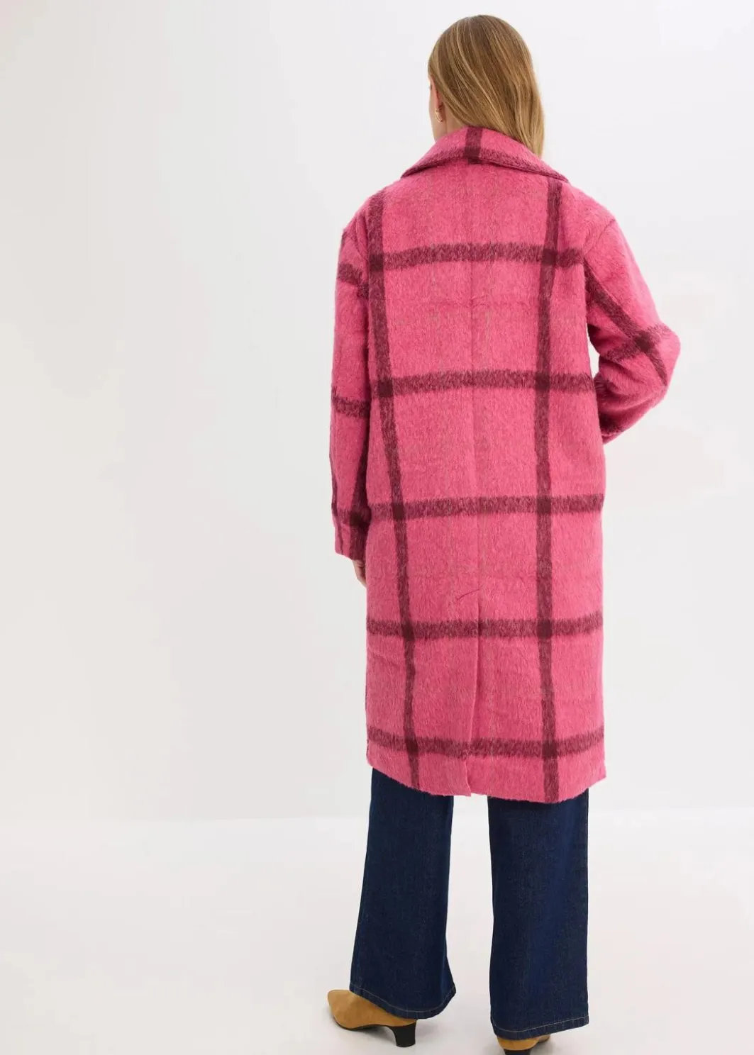 Damen bonprix Bekleidung·Hosen|Jacken & Mäntel|Oversize-Mantel in Wolloptik