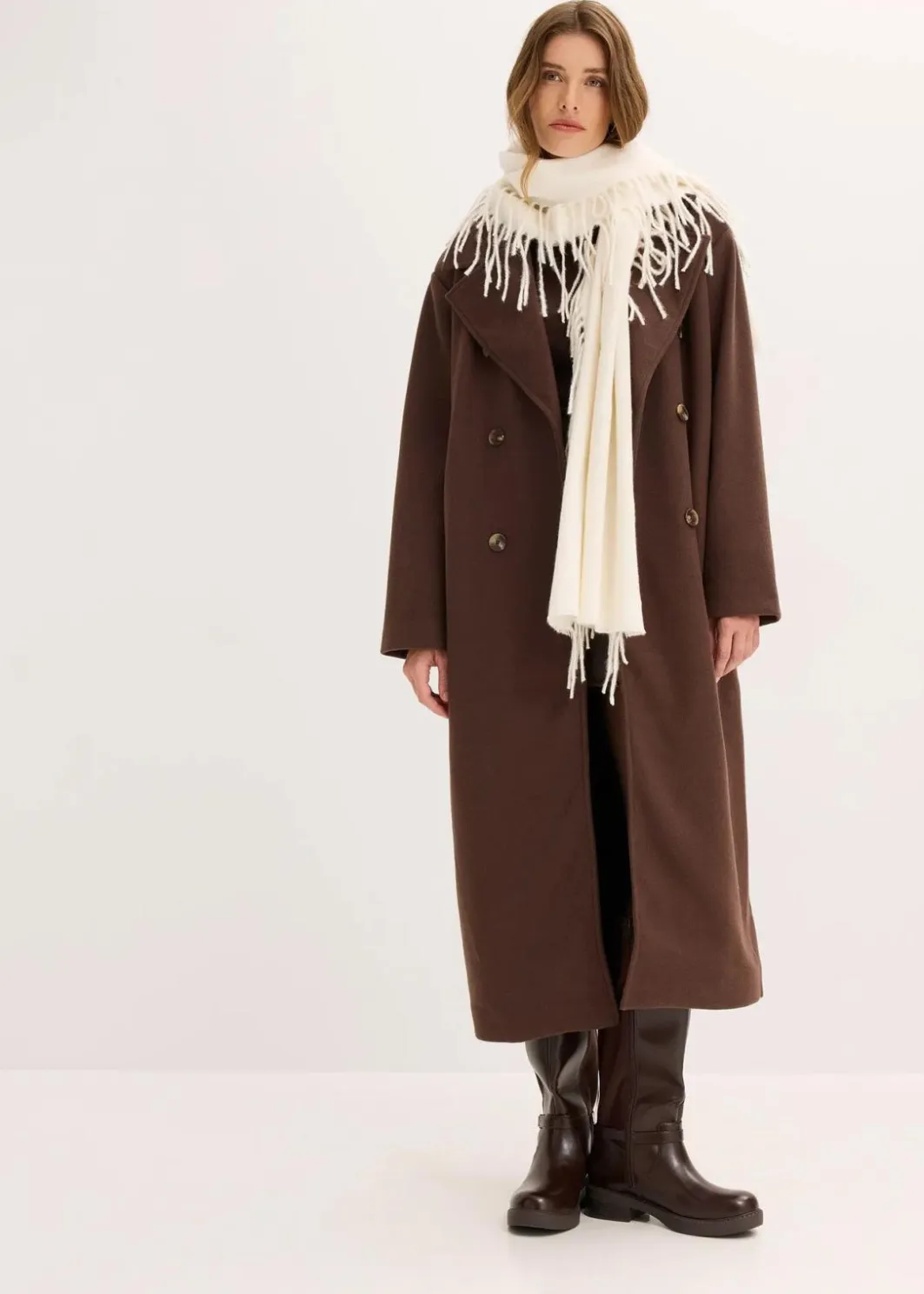 Discount Oversize-Mantel in Wolloptik Damen Jacken & Mäntel|Bekleidung·Hosen