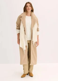 Damen bonprix Bekleidung·Hosen|Jacken & Mäntel|Oversize-Mantel in Wolloptik