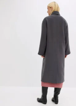 Sale Oversize-Mantel mit zwei dezenten Nahttaschen Damen Bekleidung·Hosen|Jacken & Mäntel