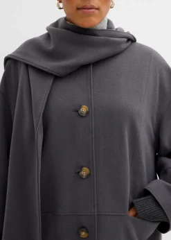 Sale Oversize-Mantel mit zwei dezenten Nahttaschen Damen Bekleidung·Hosen|Jacken & Mäntel