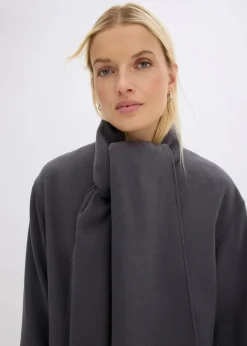 Sale Oversize-Mantel mit zwei dezenten Nahttaschen Damen Bekleidung·Hosen|Jacken & Mäntel