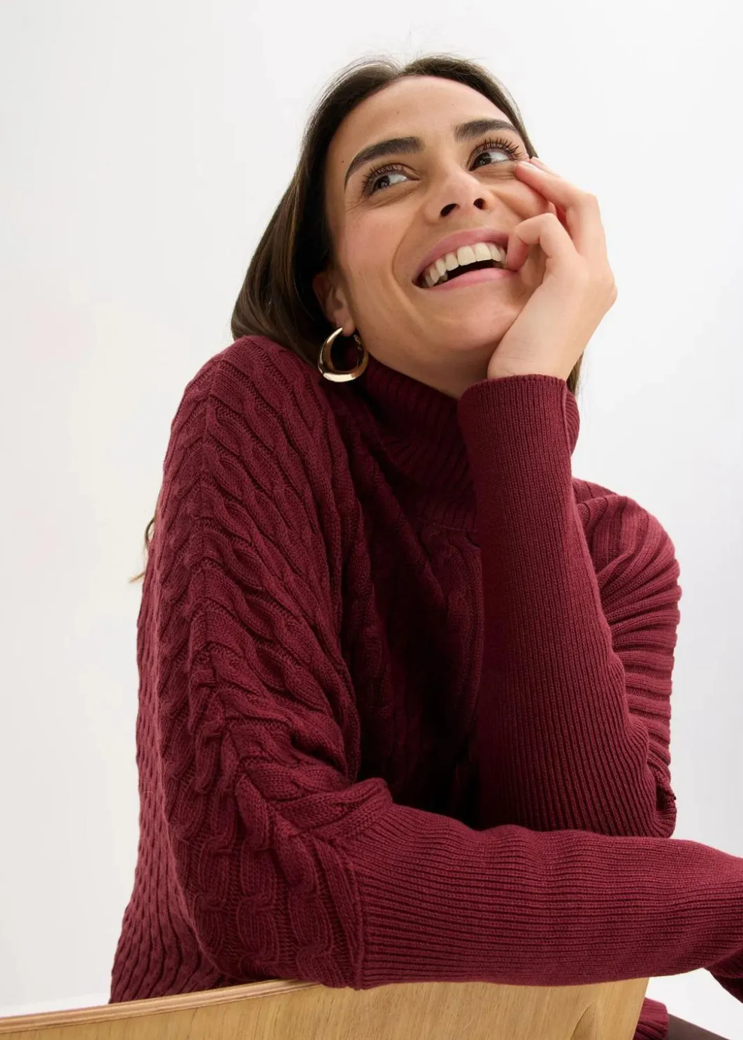 Hot Oversize-Poncho Pullover Damen Bekleidung·Umstandsmode|Strickmode