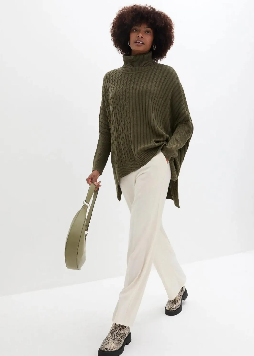 New Oversize-Poncho Pullover Damen Pullover & Strickjacken|Bekleidung·Jeans