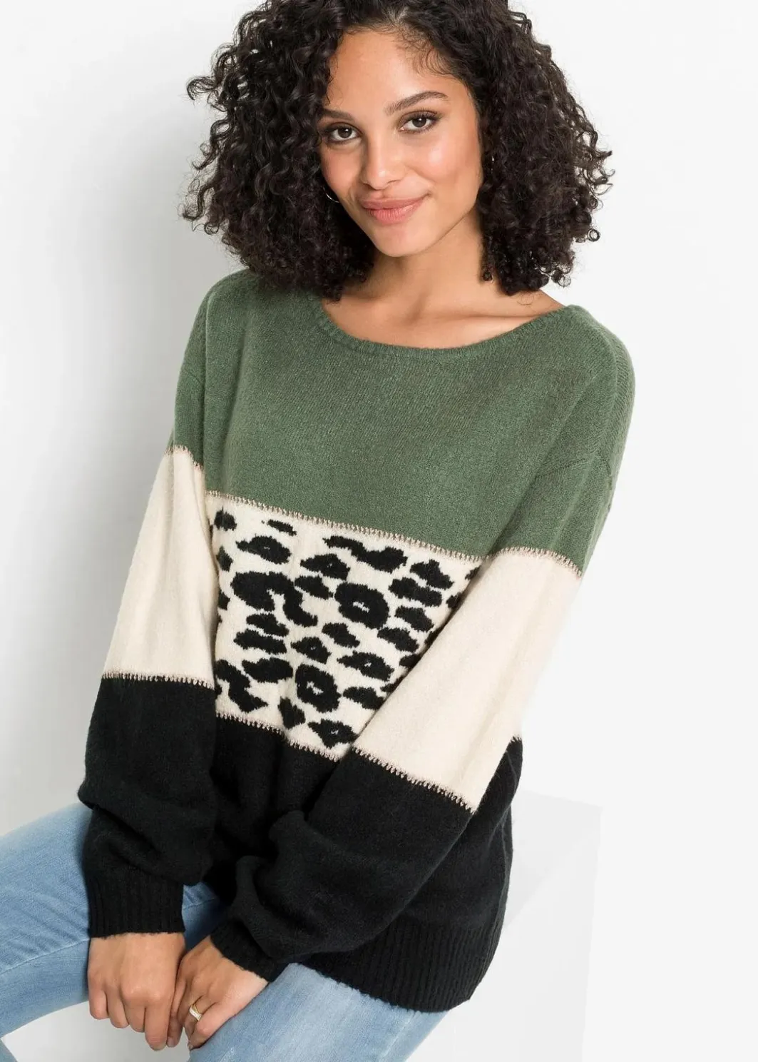 Damen bonprix Bekleidung·Umstandsmode|Strickmode|Oversize-Pullover