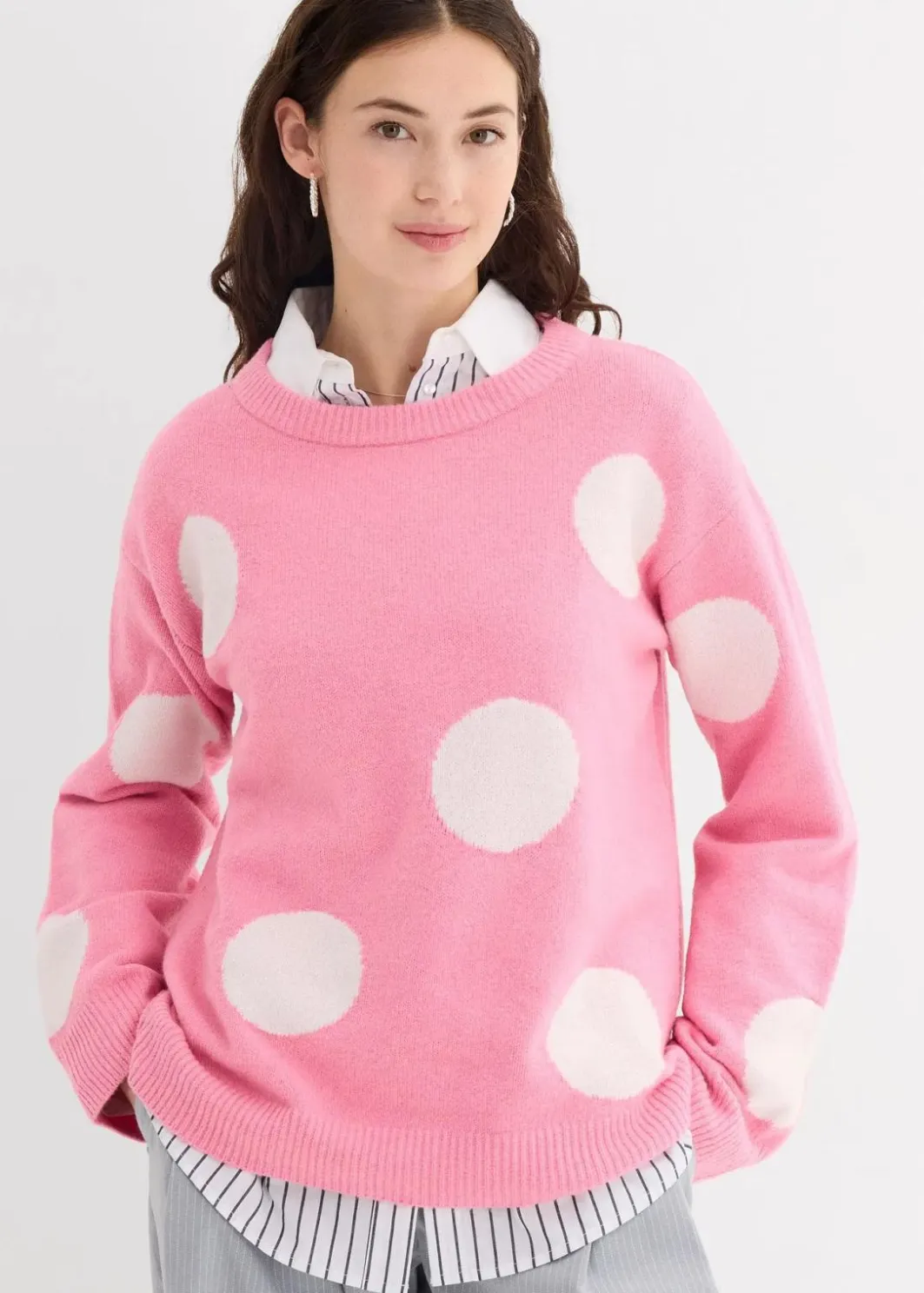 Damen bonprix Bekleidung·Umstandsmode|Strickmode|Oversize-Pullover