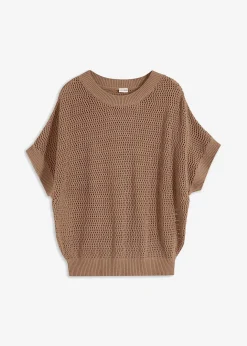Online Oversize-Pullover aus Baumwoll-Mix Damen Bekleidung·Umstandsmode|Bekleidung·Jeans