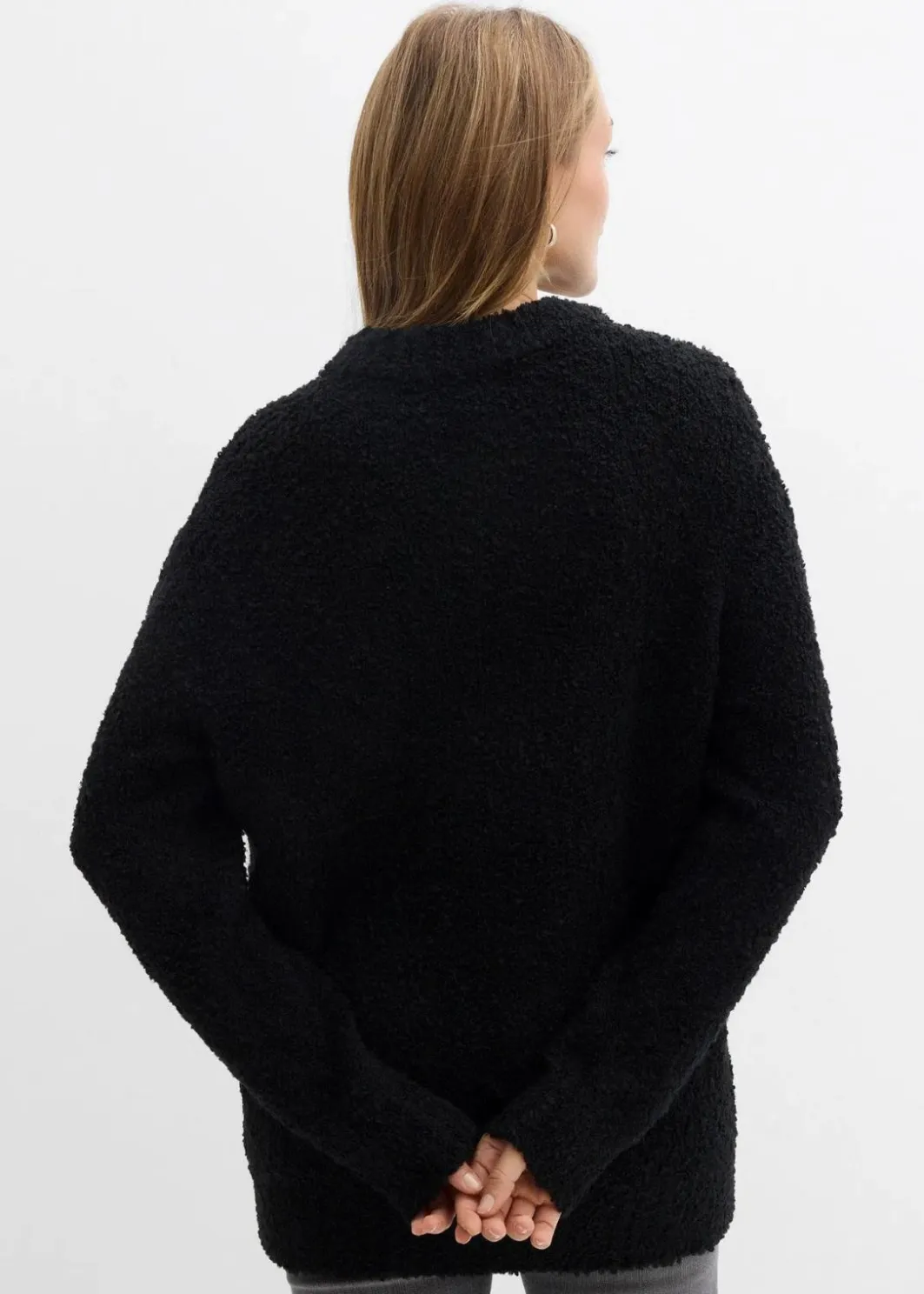 Damen bonprix Bekleidung·Umstandsmode|Strickmode|Oversize-Pullover aus Flauschgarn
