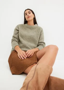Oversize-Pullover aus Flauschgarn Damen Pullover & Strickjacken|Bekleidung·Jeans