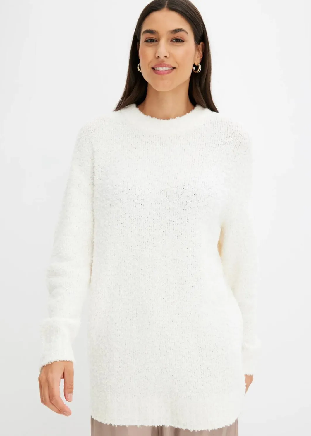 Damen bonprix Bekleidung·Umstandsmode|Strickmode|Oversize-Pullover aus Flauschgarn
