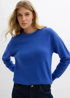 Damen bonprix Bekleidung·Umstandsmode|Strickmode|Oversize-Pullover aus reiner Baumwolle