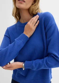 Damen bonprix Bekleidung·Umstandsmode|Strickmode|Oversize-Pullover aus reiner Baumwolle