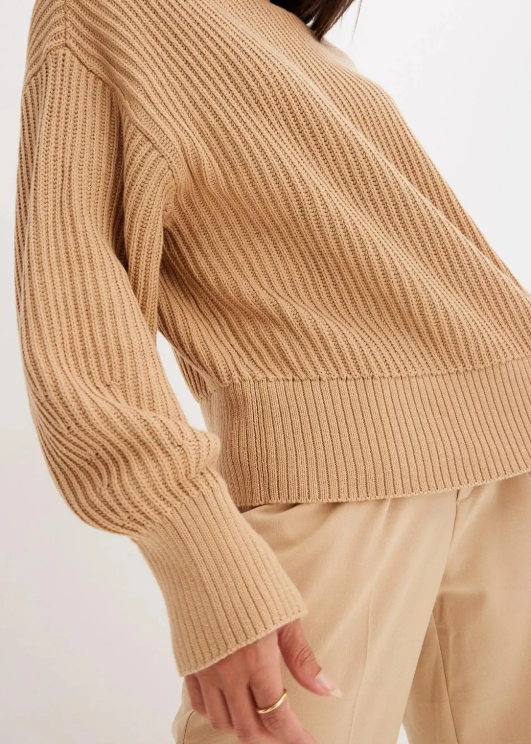 Damen bonprix Bekleidung·Umstandsmode|Bekleidung·Jeans|Oversize-Pullover aus reiner Baumwolle