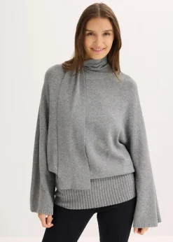 Damen bonprix Bekleidung·Umstandsmode|Bekleidung·Jeans|Oversize-Pullover aus softem Viskose-Mix