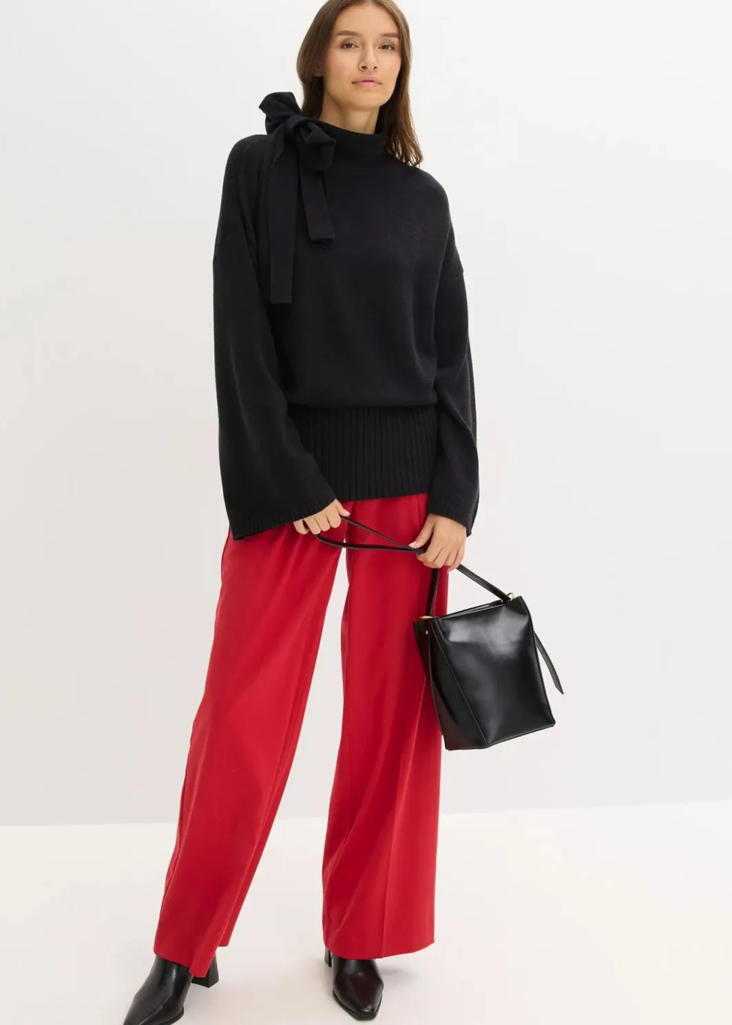 Damen bonprix Bekleidung·Umstandsmode|Bekleidung·Jeans|Oversize-Pullover aus softem Viskose-Mix