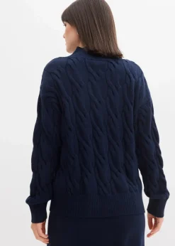Outlet Oversize-Pullover aus softem Viskose-Mix Damen Bekleidung·Umstandsmode|Strickmode