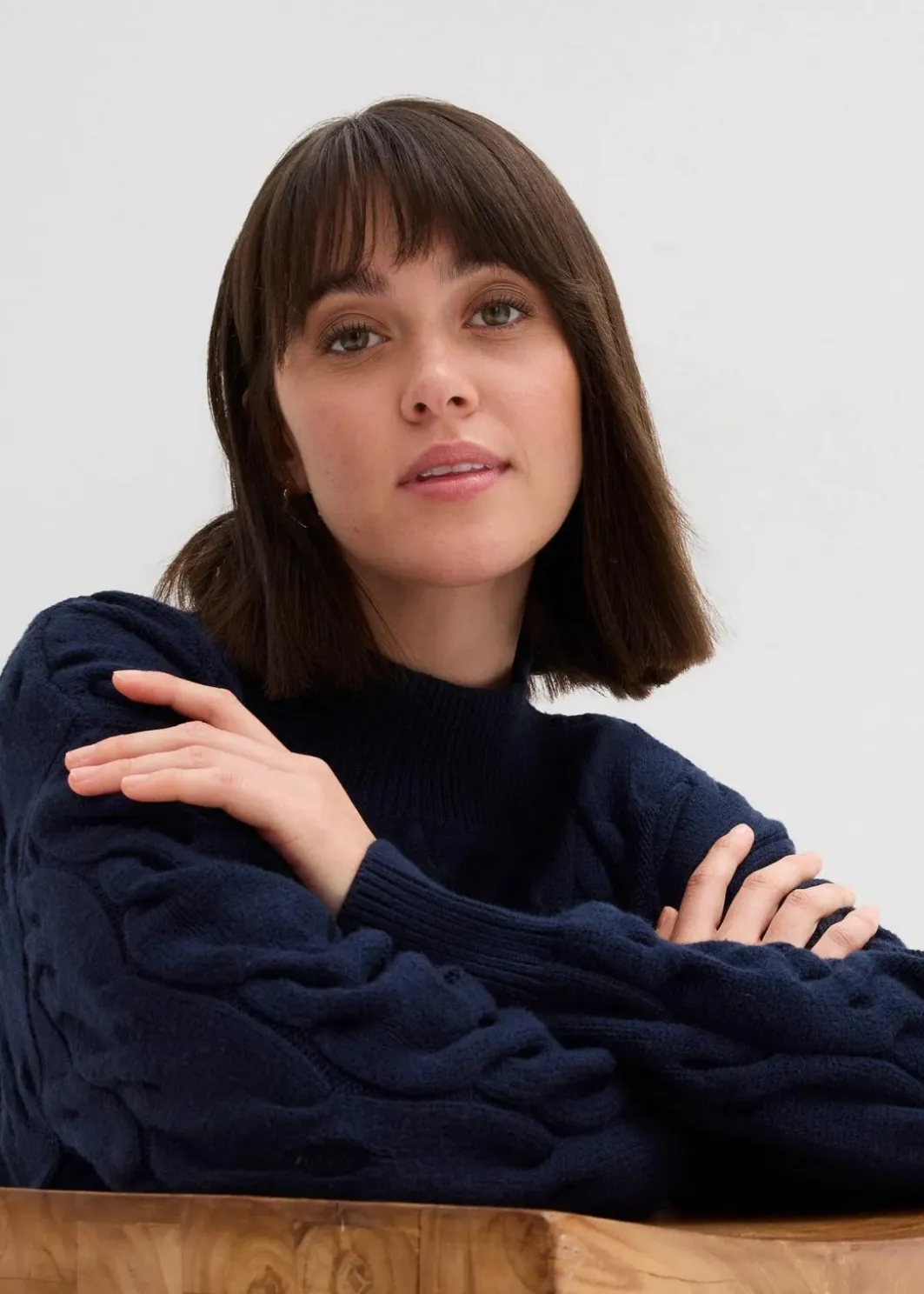 Outlet Oversize-Pullover aus softem Viskose-Mix Damen Bekleidung·Umstandsmode|Strickmode