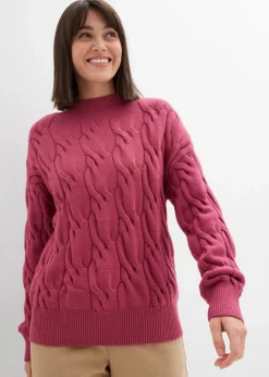 Hot Oversize-Pullover aus softem Viskose-Mix Damen Bekleidung·Umstandsmode|Strickmode