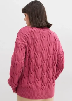 Hot Oversize-Pullover aus softem Viskose-Mix Damen Bekleidung·Umstandsmode|Strickmode
