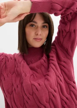 Hot Oversize-Pullover aus softem Viskose-Mix Damen Bekleidung·Umstandsmode|Strickmode