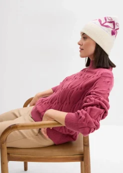 Hot Oversize-Pullover aus softem Viskose-Mix Damen Bekleidung·Umstandsmode|Strickmode