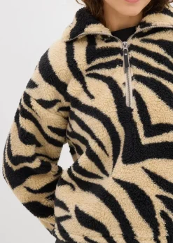 Damen bonprix Bekleidung·Umstandsmode|Bekleidung·Jeans|Oversize-Pullover aus Teddyfleece